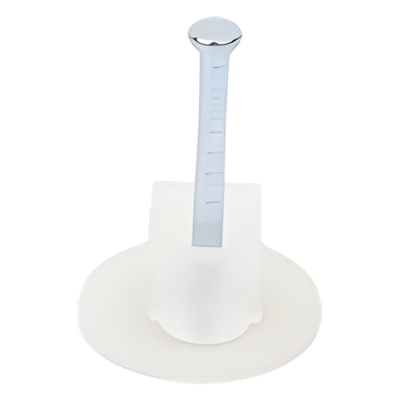 THORSMAN - Grapa para cable redondo / 7mm / Clavo integrado 1.5x25.4mm / Polipropileno transparente / 100 piezas