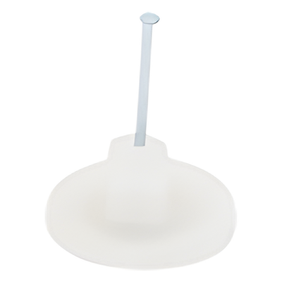THORSMAN - Grapa para cable plano / 4mm / Polipropileno transparente / 100 piezas / Clavo 20mm x 1.2mm / -10°C a +120°C