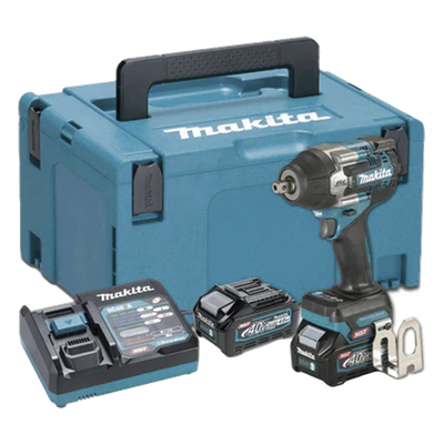 MAKITA - Llave de Impacto / Motor BL / Cuadro 1/2" / 4 Velocidades / 40V / 2 Baterías 4.0Ah / Maletín