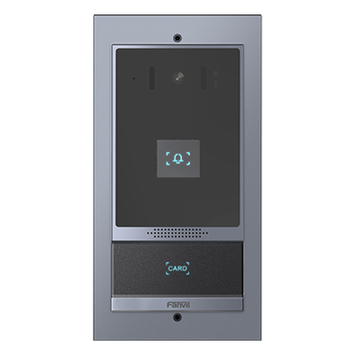FANVIL - Videoportero IP / 2 Megapixel Full HD / SIP y ONVIF / 2 Relevadores / Control de Acceso RFID / IP66 e IK07 / PoE 802.3af