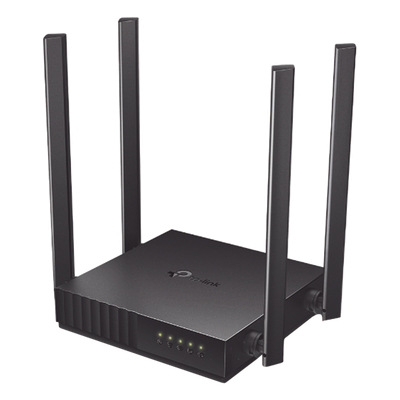 TP-LINK - Router Inalámbrico / Dual Band AC / 1200 Mbps / 4 Antenas / 4 Puertos LAN 10/100 Mbps / IPv6 / Control Parental