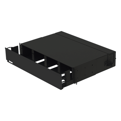 PANDUIT - Panel de Distribución de Fibra Óptica / 2 UR / 192 Fibras / 8 Ranuras FAP o FMP / Bandejas Deslizantes