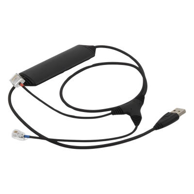 JABRA - Descolgador electrónico EHS / USB / Alcance 450 pies (137 m) / Firmware actualizable
