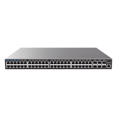 GRANDSTREAM - Switch Capa 3 PoE+ Administrable / 48 Puertos Gigabit / 6 SFP+ 10G / 740W / 216 Gbps / 2.43 ft (0.74 m) Altura