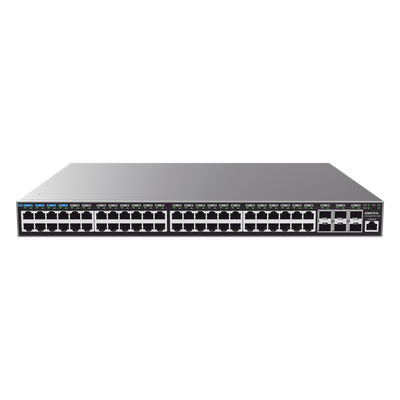 GRANDSTREAM - Switch Capa 3 Administrable / 48 Puertos Gigabit + 6 SFP+ 10G / Conmutación 216 Gbps / Montaje Rack 1U