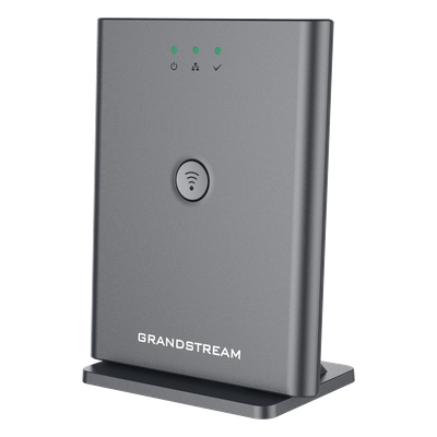 GRANDSTREAM - Estación Base VoIP DECT / 10 Teléfonos / 20 Cuentas SIP / Alcance Exterior 400 m (1312.3 ft) / Alcance Interior 50 m (164 ft) / PoE Integrado