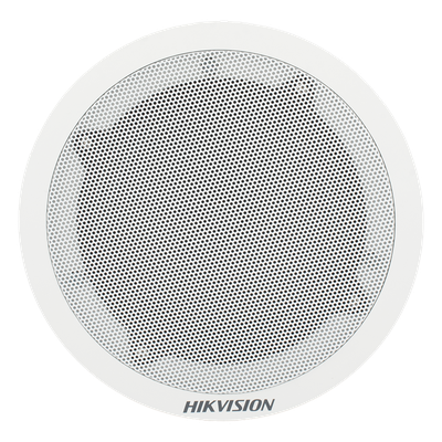 HIKVISION - Altavoz Secundario IP / 3 Watts / 8 Ohms / Montaje en Plafón / Compatible con DS-QAZ1203G1-BE / Interior