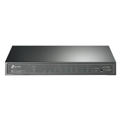 TP-LINK - Switch PoE Administrable / 8 Puertos Gigabit PoE+ / 2 Puertos SFP / 61W PoE Total / SDN / QoS L2/L3/L4