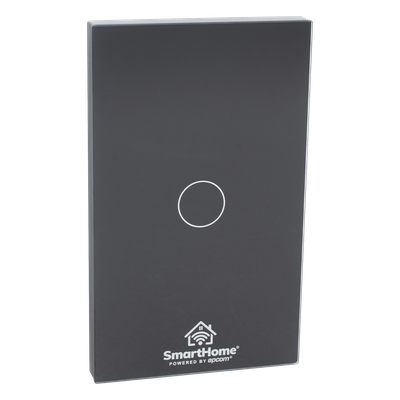 SMARTHOME BY EPCOM - Apagador Inteligente / ZigBee / 1 Cuadrilla / 800 W / 100V-250V / Diseño Compacto 120 mm