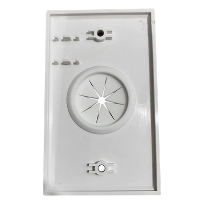 LINKEDPRO BY EPCOM - Placa de Pared / Orificio con Grommet / Montaje Vertical / ABS Blanco
