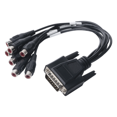 HIKVISION - Adaptador de Audio / 7 Entradas / Compatibilidad 8 Canales / Diseño Compacto