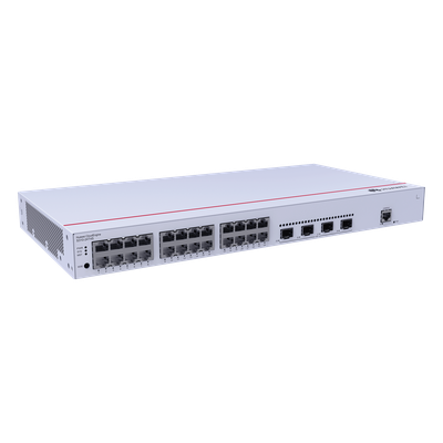 HUAWEI - Switch Capa 3 Administrable / 24 Puertos Gigabit / 4 SFP Uplink / iStack / 56 Gbps / Administración Nube Gratuita