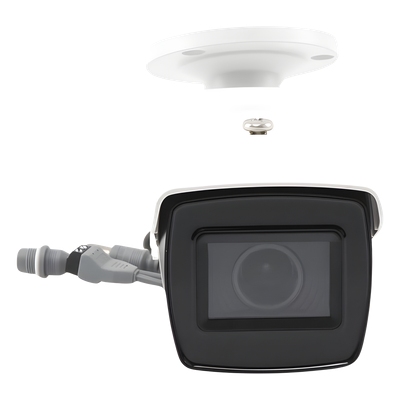 HIKVISION - Bala TURBOHD 5 Megapixel / Lente Mot. 2.7 a 13.5 mm / 131 pies IR EXIR / dWDR / TVI-AHD-CVI-CVBS / Exterior IP67 / 12 Vcc / 24 VCA