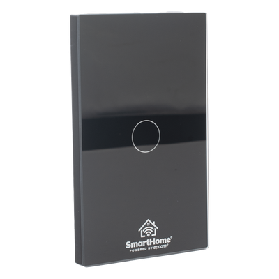 SMARTHOME BY EPCOM - Interruptor Inteligente Wi-Fi / 1 Canal / 100-250V / Control por Voz / 2.4 GHz / 120mm x 72mm