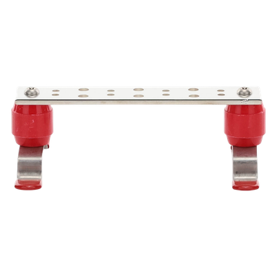 PANDUIT - Barra de Puesta a Tierra para Telecomunicaciones / 1/4in x 2in x 10in (0.64cm x 5.08cm x 25.4cm) / Cobre Estañado / 7 Posiciones / TIA-607-C
