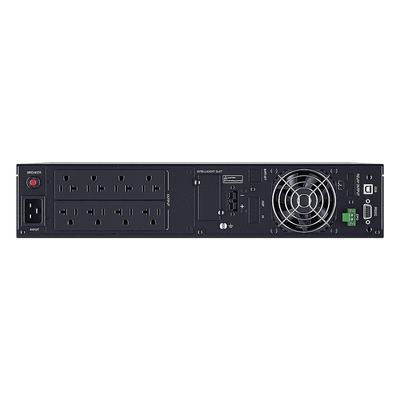 CYBERPOWER - UPS Online Doble Conversión / 2000 VA / 1800 W / 120 Vca / 8 Tomas NEMA 5-20R / Rack o Torre 2 UR / Onda Senoidal Pura