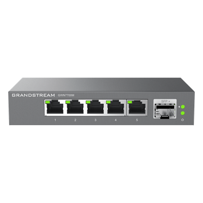 GRANDSTREAM - Switch Multi-Gigabit No Administrable / 5 Puertos RJ45 100/1000/2500Mbps / 1 Puerto SFP+ / 45 Gbps / 4.76 x 3.15 x 1.06 pulgadas