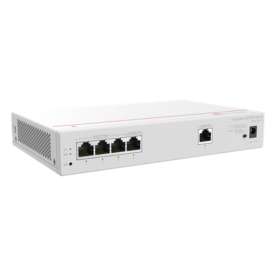 HUAWEI - Router Multi-Servicio / 1 Puerto GE WAN / 4 Puertos GE LAN PoE+ / 802.3af/at 50 W / Switching 8 Gbps / Controlador 32 APs / 150 Clientes / Gestión Nube Gratuita