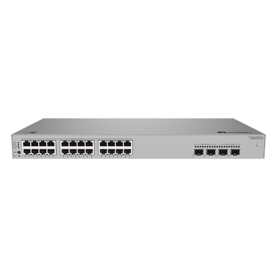 HUAWEI - Switch Administrable Capa 2 / 24 Puertos PoE+ Gigabit / 2 SFP 2.5 Gbps + 2 SFP+ 10 Gbps / PoE Perpetuo / 195 W / 98 Gbps / 2.95 x 18.04 x 11.81 in