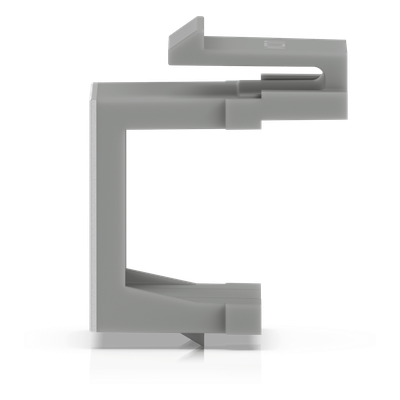 UBIQUITI - Inserto Keystone Ciego Pasante / Snap-In / 12 Piezas / Gestión de Cableado / 6.3 x 14.6 x 18 mm