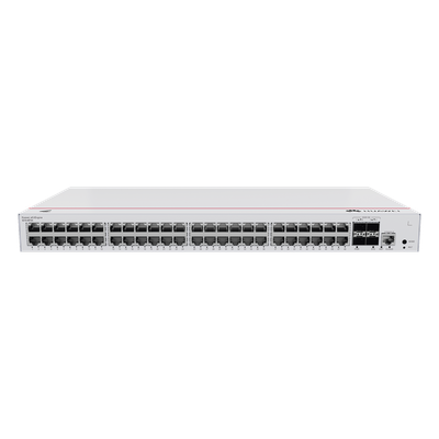 HUAWEI - Switch Capa 3 Administrable / 48 Puertos Gigabit / 4 Puertos 10GE SFP+ Uplink / 176 Gbps / iStack / ERPS