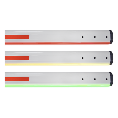 ACCESSPRO - Mástil Iluminación LED / 3 m (9.8 ft) / Rojo/Verde / 12 VDC / 1.5 A / IP65 / Compatible Barreras XBF/XB6000