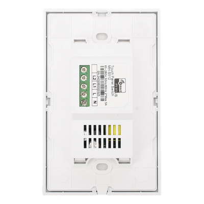 SMARTHOME BY EPCOM - Interruptor Táctil Z-Wave Plus / 2 Botones / AC 85-260V / Frecuencia Regional 868/908/921 MHz / +3 dBm