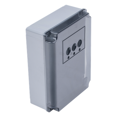 ACCESSPRO - Caja de Control para Barrera / 20 x 15.2 x 5 cm / Botonera Tricolor / Compatible XBS5000 y XBF3000 / AC 130V / IP para Espacios Reducidos