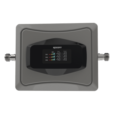 EPCOM - Kit Amplificador de Señal Celular 4G / Mejora las llamadas convencionales y VoLTE / Soporta los datos de las tecnologías 2G, 3G y 4G de TELCEL, AT&T y MOVISTAR / Cubre hasta 600 m2.