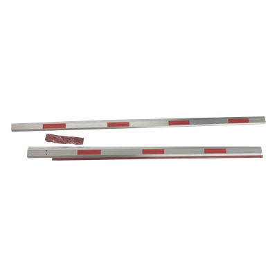 HIKVISION - Brazo Telescópico Octogonal / 6 m (19.7 ft) / Para Barrera Vehicular / Resortes Rojo y Blanco / Enganche Requerido