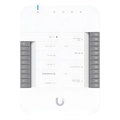 UBIQUITI - Kit de Control de Acceso / Ethernet Gigabit / PoE++ 50W / NFC 13.56 MHz ISO / 1 Puerta / 6.9 x 5 x 1.3'
