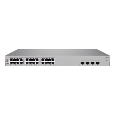 HUAWEI - Switch de Acceso Gigabit Administrable PoE Capa 2 / 24 puertos 10/100/1000 Mbps PoE / 4 puertos 2.5GE SFP Uplink / PoE Perpetuo 400 W / Administración Cloud Gratuita