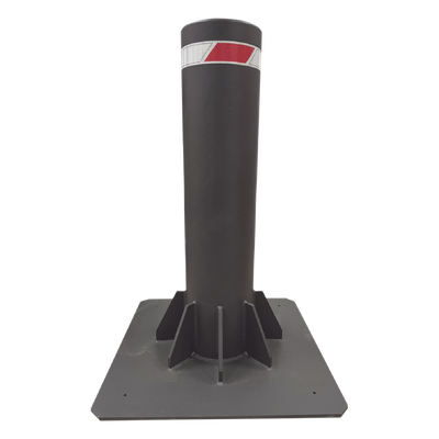 ACCESSPRO - Bolardo Fijo de Alta Seguridad / 220 mm Diámetro / 750 mm Altura / 12 mm Espesor Pared / Acero al Carbón / 2.46 ft Altura / 0.72 ft Diámetro
