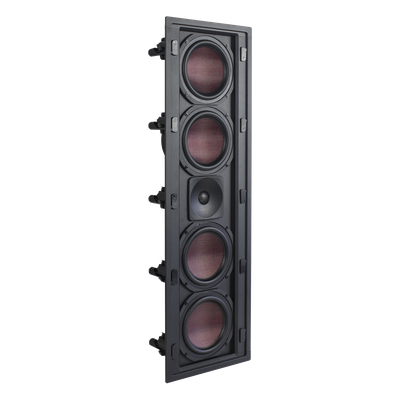 TRUAUDIO - Bocina de pared / 4 woofers fibra de carbono 6.5'' / Tweeter titanio 1'' / 250W / 91dB / 36Hz-20kHz
