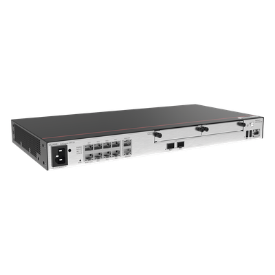 HUAWEI - Router Empresarial / 8 Puertos 10/100/1000 Mbps / 2 Puertos SFP Combo / Rendimiento 4 Gbps / Balanceo de Cargas / Hasta 700 Clientes / VPN Multiprotocolo