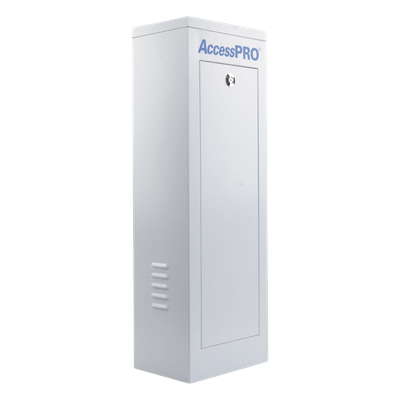 ACCESSPRO - Barrera Vehicular / Brazo Telescópico 6 m (19.7 ft) / Apertura 6 s / 2400 Ciclos Diarios / Torque 150 Nm / 127 VAC
