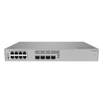 HUAWEI - Switch PoE Administrable Capa 2+ / 8 Puertos Gigabit PoE / 2 Puertos 2.5GE SFP + 2 Puertos 10GE SFP+ Uplink / 128 W / PoE Perpetuo / Nube Gratis