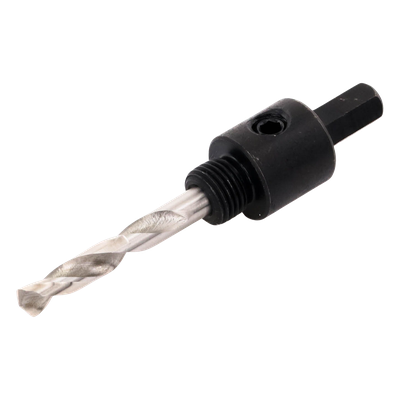 MAKITA - Adaptador para Broca Sierra / 3/8" / Compatible 3/8" y 1/2" / Brocas 9/16" a 1-1/8" / Guía de Eje Único
