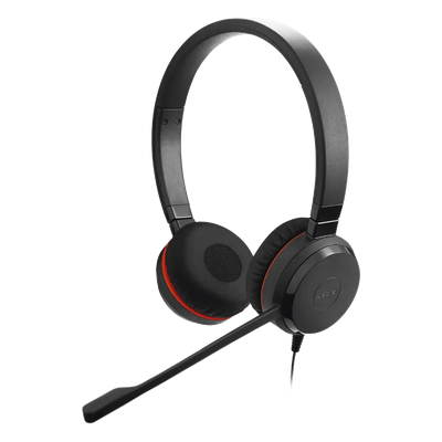 JABRA - Auricular Profesional UC / Conectividad Dual USB y 3.5 mm / Micrófono con Cancelación de Ruido / Controlador en Cable con LED / Plug and Play