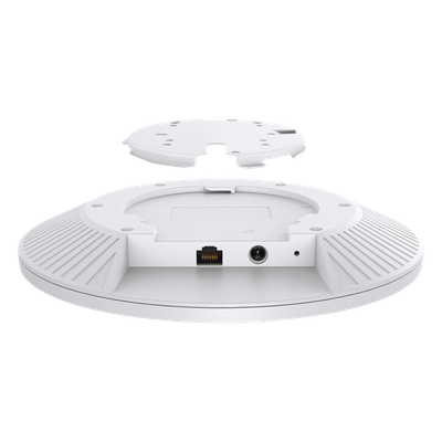 TP-LINK - Punto de Acceso Wi-Fi 7 / BE11000 Tribanda / 1 Puerto 10 Gbps / MLO / PoE+ / Montaje Techo/Pared