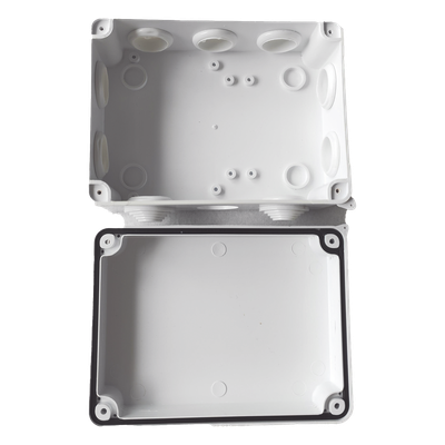 LINKEDPRO - Caja de Derivación IP65 / 10 Entradas / IK07 / ABS / 150 x 110 x 70 mm (5.9 x 4.3 x 2.8 in)