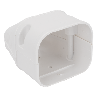 THORSMAN - Tapa Final para Aire Acondicionado / PVC Rígido Blanco / -20°C a 75°C / Interior y Exterior / 11 Piezas / Compatible Minisplit