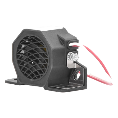 ECCO - Alarma de Reversa Vehicular / 102 dB(A) / 12-24 VDC / IP64 / SAE F / Tono Dual y Doble
