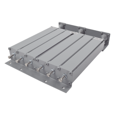 EPCOM INDUSTRIAL - Duplexer SYSCOM en UHF, 6 Cav. 440-470 MHz, 50 Watt, 5 MHz Sep. Rechazo de Banda, BNC Hembras.