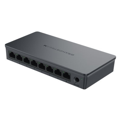 GRANDSTREAM - Switch No Administrable / 8 Puertos Gigabit / 16 Gbps / 8K MAC / Jumbo Frame 9KB
