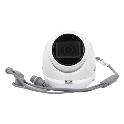 EPCOM PROFESSIONAL - Cámara Domo TURBOHD / 2 Megapixel / Gran Angular 106° / IR 20 m (65.6 ft) / Audio por Coaxitron / IP66 / Metal