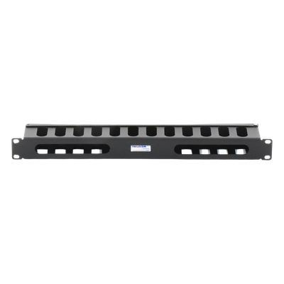THORSMAN - Organizador de Cables Horizontal / 19" / 1UR / Acero Calibre 18 (1.21 mm) / Profundidad 64 mm