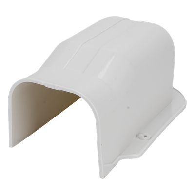 THORSMAN - Terminal a pared / 4 canales / PVC rígido blanco / -20°C a 75°C / 3.28 pies por canaleta