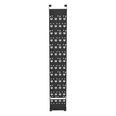 PANDUIT - Soporte Vertical de Administración de Cables / Gabinetes 42-52 UR / Color Negro / Ajustable / Diseño Modular