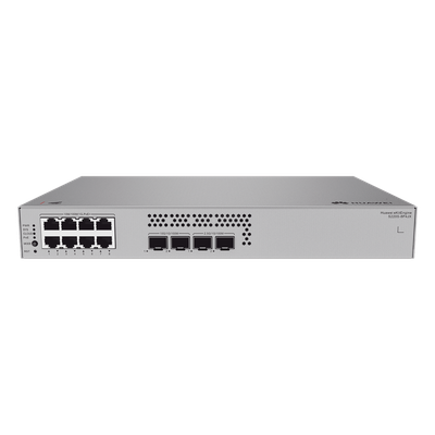 HUAWEI - Switch Administrable Capa 2 / 8 Puertos PoE+ Gigabit / 2 SFP 1G + 2 SFP+ 10G / PoE Perpetuo / 128 W / 66 Gbps / 49 Mpps / Sin Ventilador / 3.43 kg / 1.52 ft x 1.05 ft x 0.69 ft